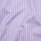 1 Yard Cotton Twill Shirting Made in Italy Lavender, White and Navy Stripes Deadstock